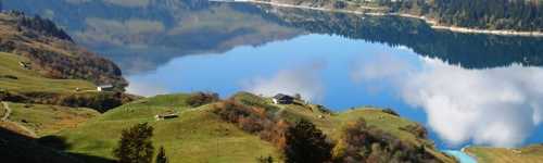 Lac et barrage de Roselend