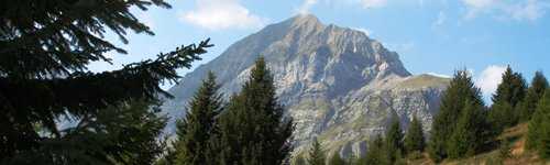 Le Mont Charvin depuis le Bouchet