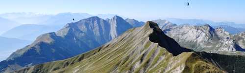 La Pointe de Chaurionde depuis le col de Tamié