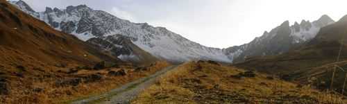 Le col du Coin depuis Treicol