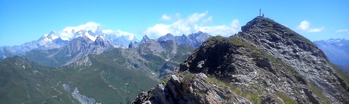 Le Crêt du Rey en traversée depuis le Cormet d\'Arêches