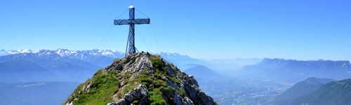 La dent d\'Arclusaz depuis le col du Frêne