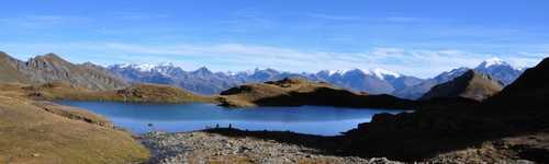 Les cinq lacs depuis le fort de la Platte