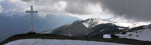 Le mont Clocher depuis le col de la Lezette