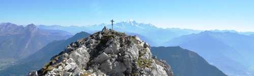 La Pointe de la Sambuy depuis le col de Tamié