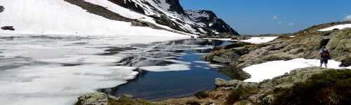 Les lacs des tempêtes depuis Saint-Guérin