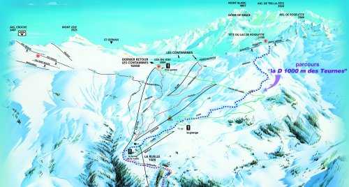 Hauteluce - Liaison avec Les Contamines